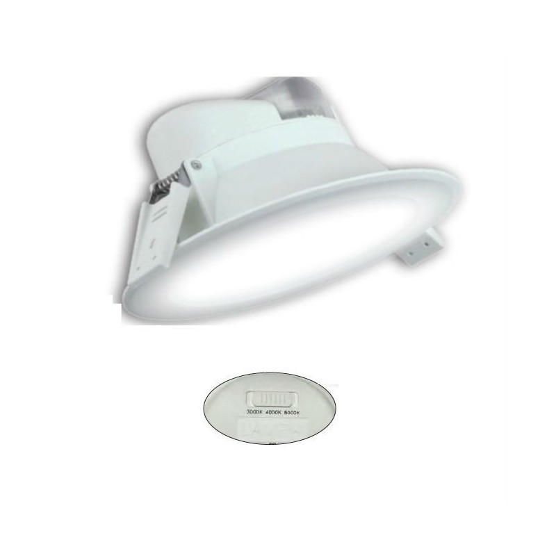 Faro a led ad incasso Sydney Tricolor Dimmerabile 17W Lampo SYDNEY17WMC