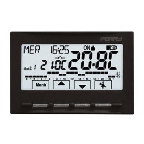 Cronotermostato ad incasso a menù 3V serie “NEXT” Perry 1CRDCS28