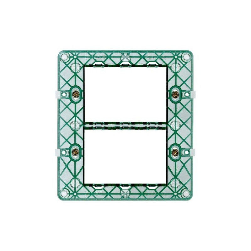 Supporto VIMAR PLANA 3+3 Moduli +viti 14619