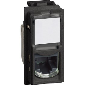 Presa di rete Categoria 5 colore nero Bticino Living Now KG4279C5E