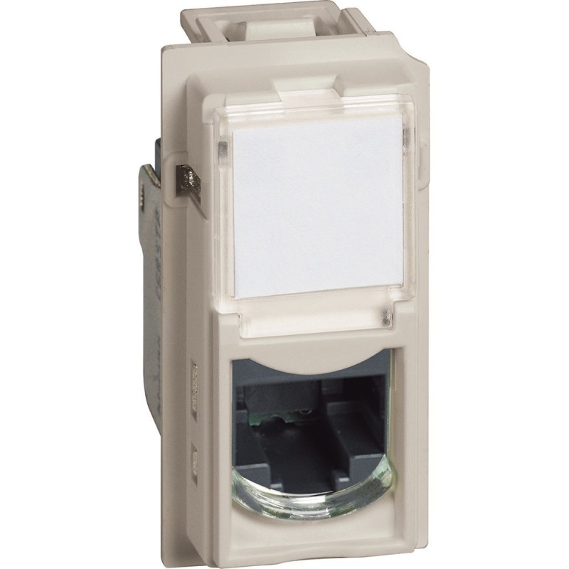 Presa di rete Categoria 5 colore Sabbia Bticino Living Now KM4279C5E