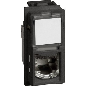 Presa di rete Categoria 6 colore nero Bticino Living Now KG4279C6