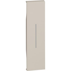 Cover illuminabile 1 modulo BTicino serie Living Now Sabbia KM01