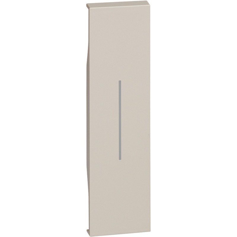 Cover illuminabile 1 modulo BTicino serie Living Now Sabbia KM01