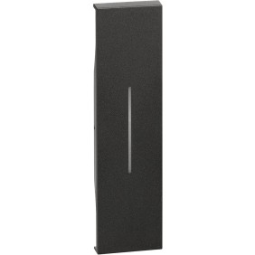 Cover illuminabile per comandi un modulo colore nero Bticino Living Now KG01