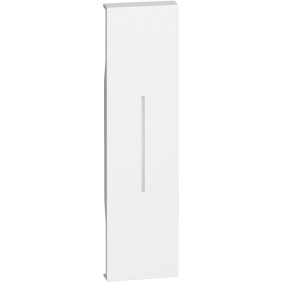 Cover illuminabile per comandi un modulo colore bianco Bticino Living Now KW01