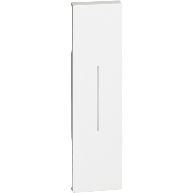 Cover illuminabile per comandi un modulo colore bianco Bticino Living Now KW01