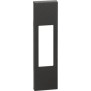 Cover per prese, interruttori bipolari e pulsanti a tirante colore nero Bticino Living Now KG02