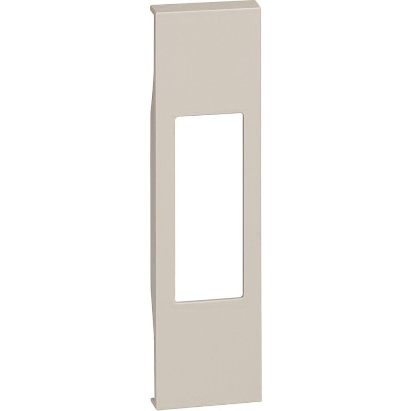 Cover per prese, interruttori bipolari e pulsanti a tirante colore Sabbia Bticino Living Now KM02