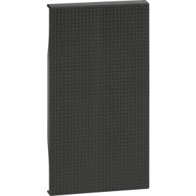Cover nera per suoneria due moduli Bticino Living Now KG15M2