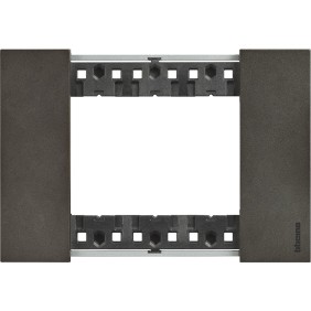 Placca Space  Bticino Living Now tre posti Zama KA4803NG