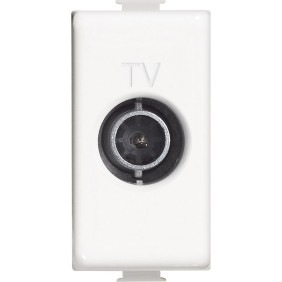 Presa TV coassiale passante Serie Civili Matix AM5202P14