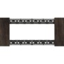 Placca Noce Bticino Living Now sei posti legno KA4806LG