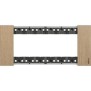 Placca Rovere Bticino Living Now sei posti legno KA4806LM