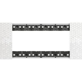 Placca Pixel  Bticino Living Now sei posti Tecnopolimero KA4806MW