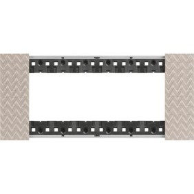 Placca Optic  Bticino Living Now sei posti Tecnopolimero KA4806MM