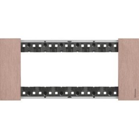 Placca Rame Bticino Living Now sei posti Zama KA4806ZM
