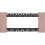 Placca Rame Bticino Living Now sei posti Zama KA4806ZM