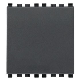 Copriforo Vimar Eikon grigio - 2 moduli 20042