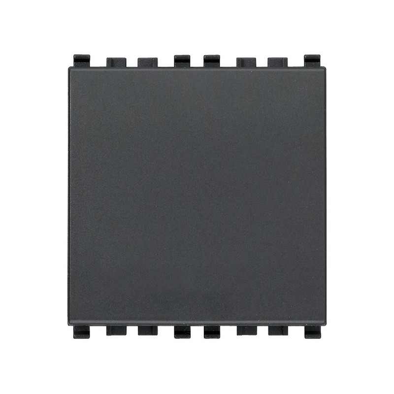 Copriforo Vimar Eikon grigio - 2 moduli 20042