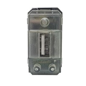 Presa di Alimentazione USB 2A 1 modulo compatibile Perry 1MC USB001