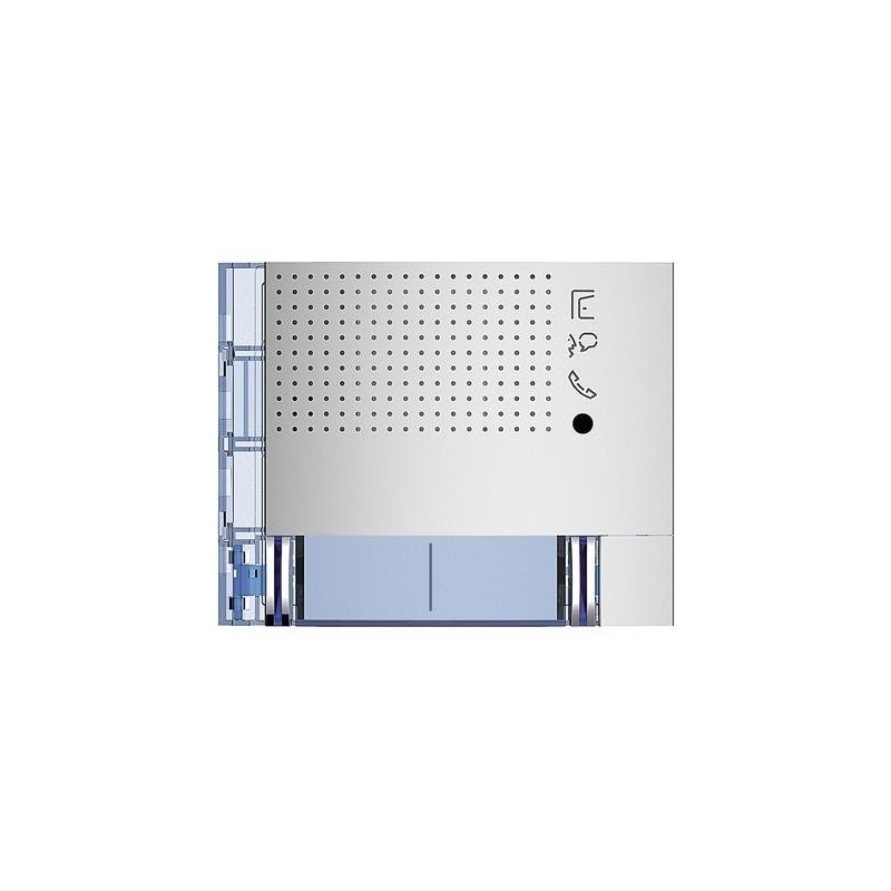 Frontale modulo fonico a 2 pulsanti finitura Allmetal Bticino 351141