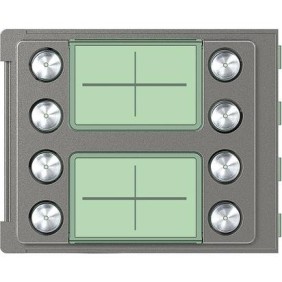 Frontale 8 pulsanti Bticino finitura Robur 352185