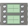 Frontale 8 pulsanti Bticino finitura Robur 352185
