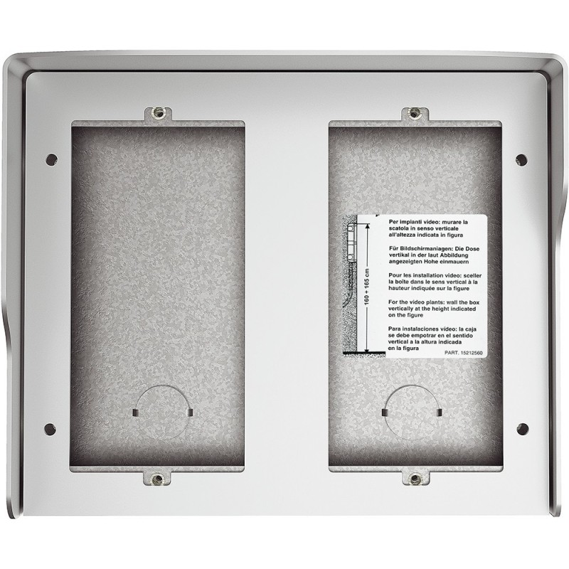 Scatola fuori muro 4 moduli con tetto antipioggia AllMetal Bticino 350641