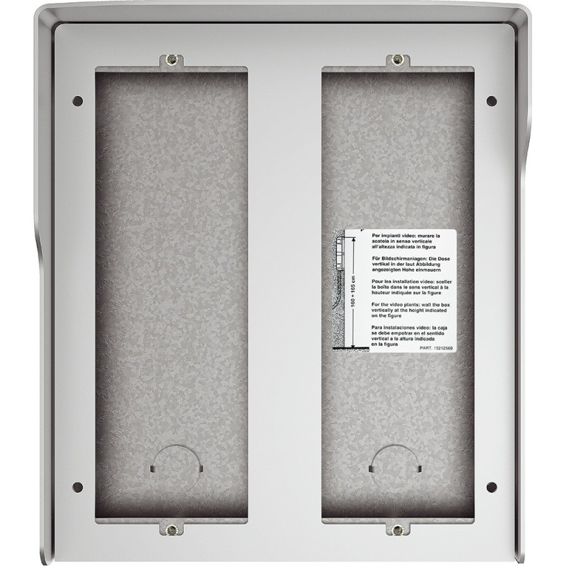 Scatola fuori muro 6 moduli con tetto antipioggia AllMetal Bticino 350661