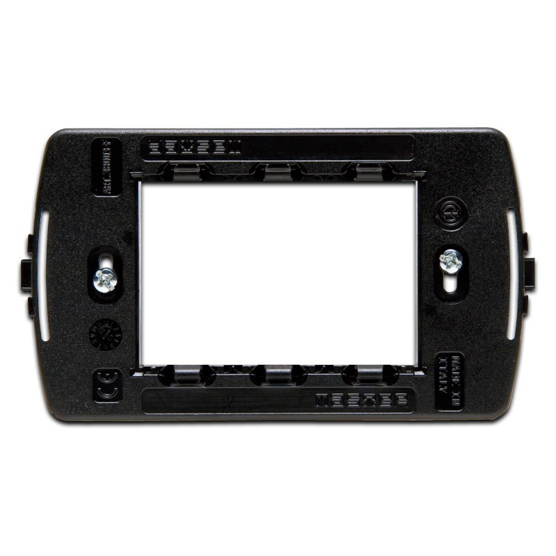 Supporto Master sistema Modo/Mix a tre moduli aggancio frontale dei frutti