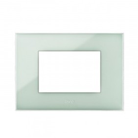 Placca Young Ave per sistema 44 colore Salvia a 3 posti 44PJ03SAL