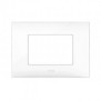 Placca Ave Young Sistema 44 colore Bianco 3 Moduli 44PJ03B