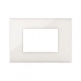 Placca Ave Young Sistema 44 colore Avorio 3 Moduli 44PJ03AVR