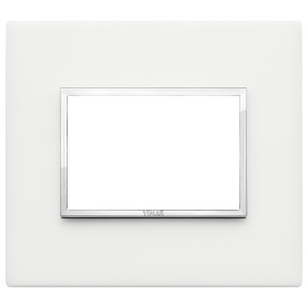 Placca Vimar Eikon Evo Corian Glacier Ice 3 moduli codice 21653.41