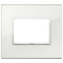 Placca Vimar Eikon Evo Cristallo Bianco Diamante 3 moduli 21653.70