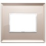 Placca Vimar Eikon Evo Cristallo Specchio Bronzato 3 moduli 21653.75