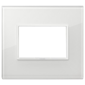 Placca Vimar Eikon Evo Cristallo Bianco Totale Diamante 3 mod 21653.87