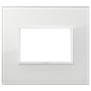 Placca Vimar Eikon Evo Cristallo Bianco Totale Diamante 3 mod 21653.87
