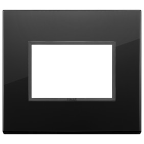 Placca Vimar Eikon Evo Cristallo Nero Totale Diamante 3 moduli 21653.88