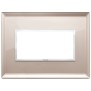 Placca Vimar Eikon Evo Cristallo Specchio Bronzato 4 moduli 21654.75