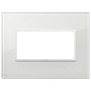 Placca Vimar Eikon Evo Cristallo Bianco Totale Diamante 4 mod 21654.87