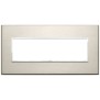Placca Vimar Eikon Evo Alluminio Bronzo Chiaro 7 moduli 21657.04