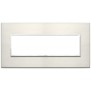 Placca Vimar Eikon Evo Alluminio Titanio 7 moduli 21657.08