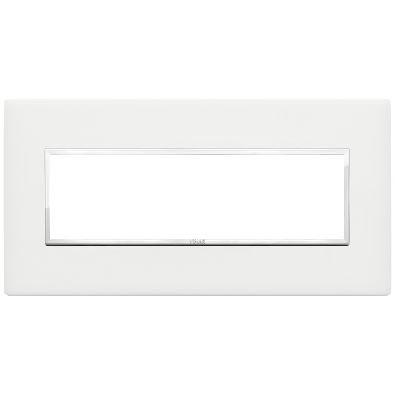 Placca Vimar Eikon Evo Corian Glacier Ice 7 moduli codice 21657.41