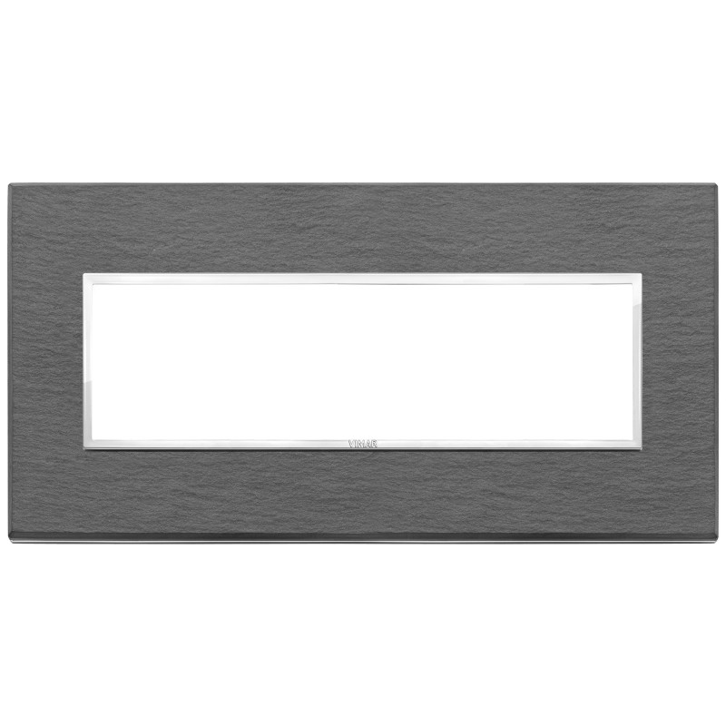 Placca Vimar Eikon Evo Pietra Ardesia a spacco 7 moduli 21657.52