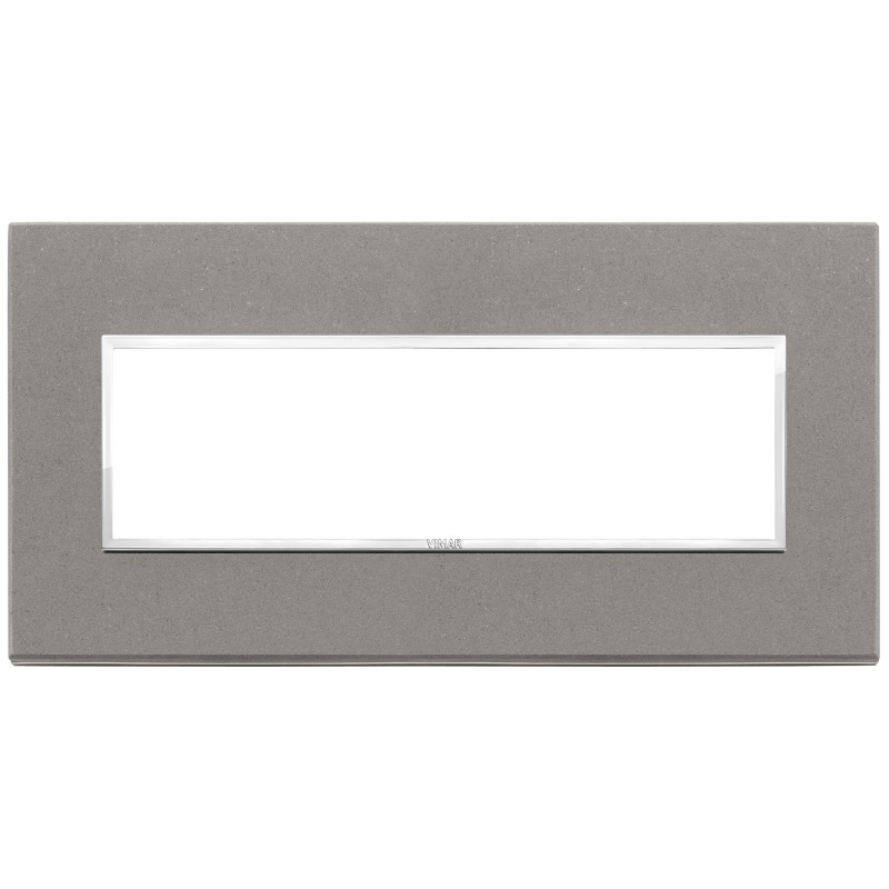 Placca Vimar Eikon Evo Pietra Quarzite Grigia 7 moduli codice 21657.53