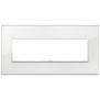 Placca Vimar Eikon Evo Cristallo Bianco Diamante 7 moduli 21657.70