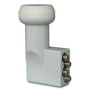 LNB universale per un satellite 4 uscite per impianti centralizzati  UX-QT LTE Fracarro 287302