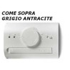 TERMOSTATO DA PARETE MANUALE FINDER 1T41 GRIGIO ANTRACITE